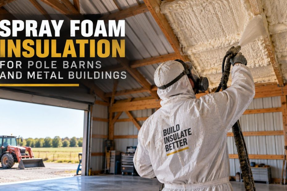 spray foam insulation for pole barns