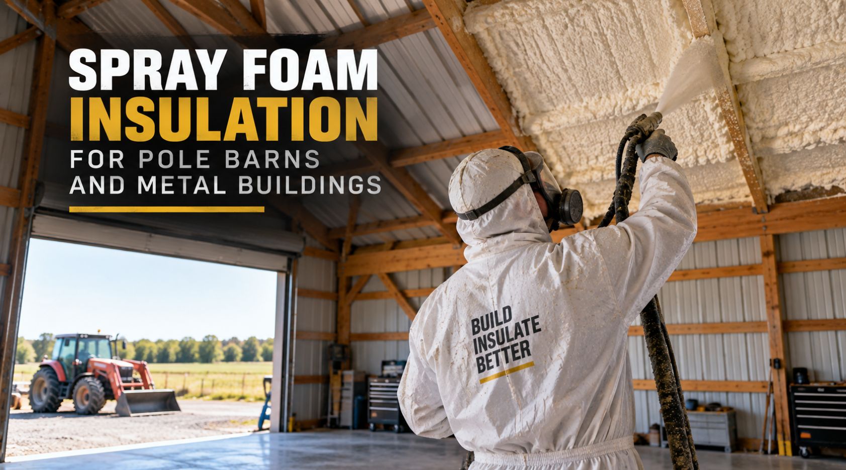 spray foam insulation for pole barns